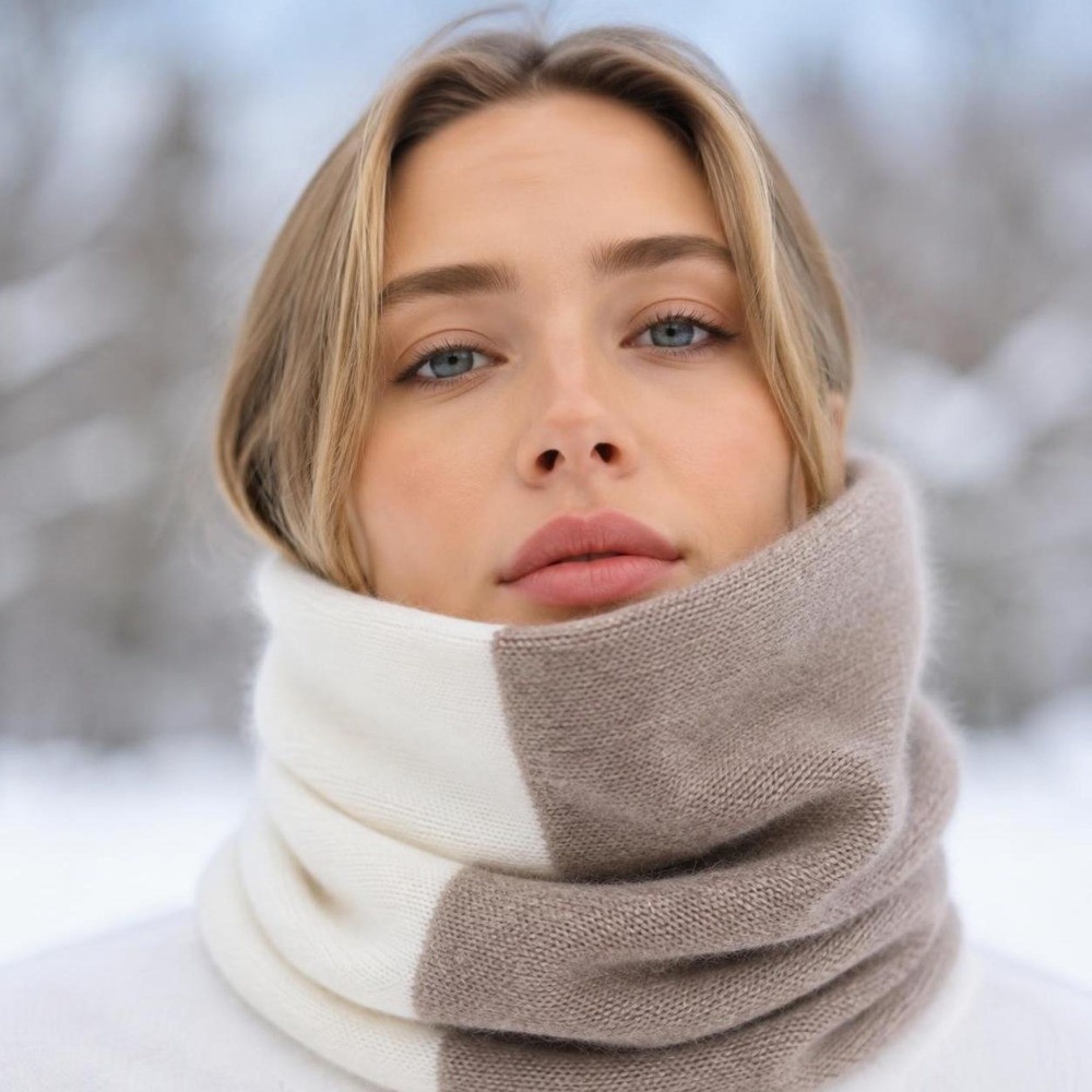 Soft Splicing Color Infinity S - Infinity Scarf Knit recension och pris