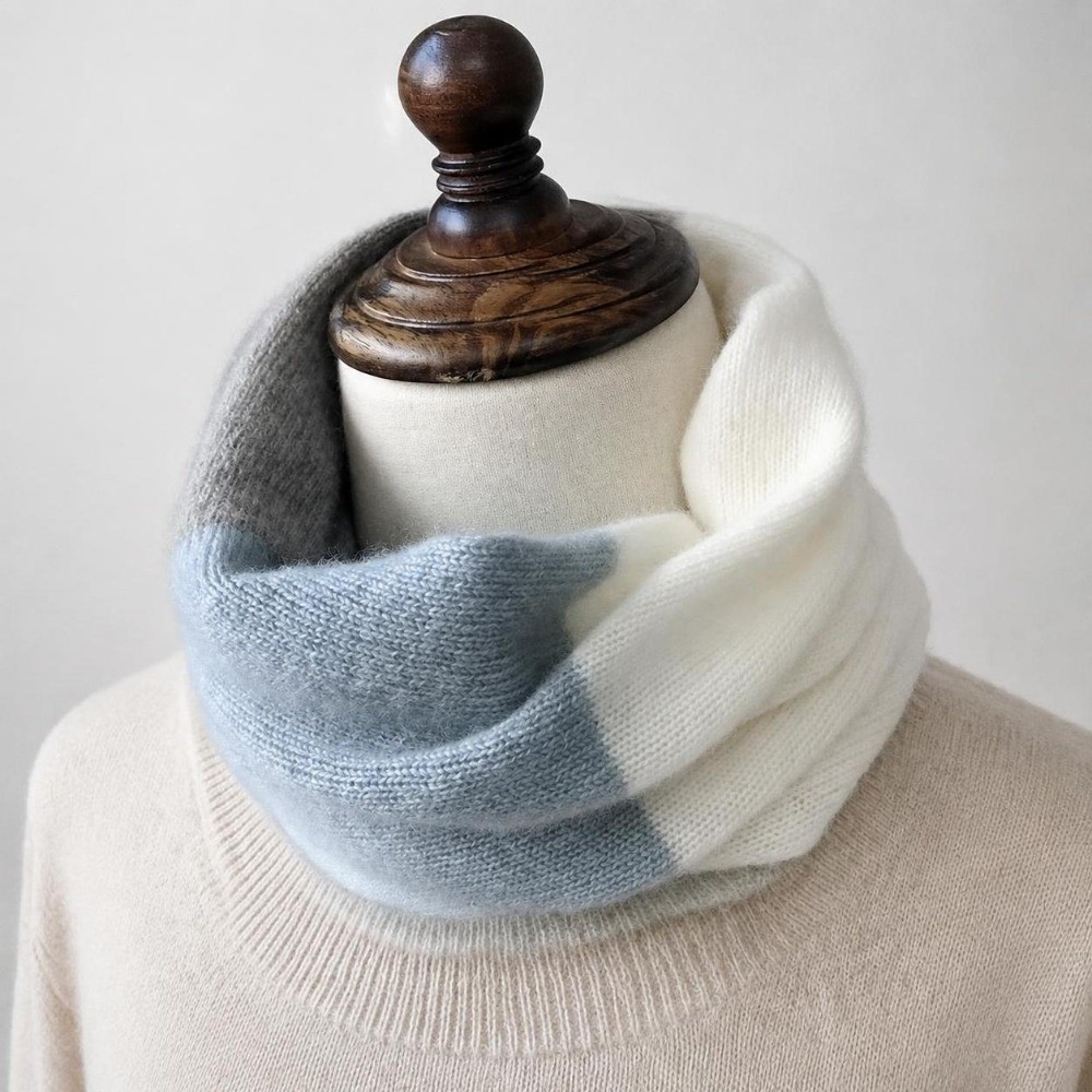 Soft Splicing Color Infinity S - Infinity Scarf Knit recension och pris