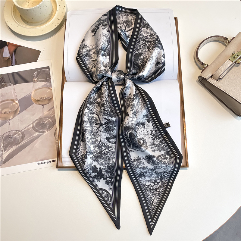 Luxury Long Neckerchief Skinny - Head Wrap Turban recension och pris