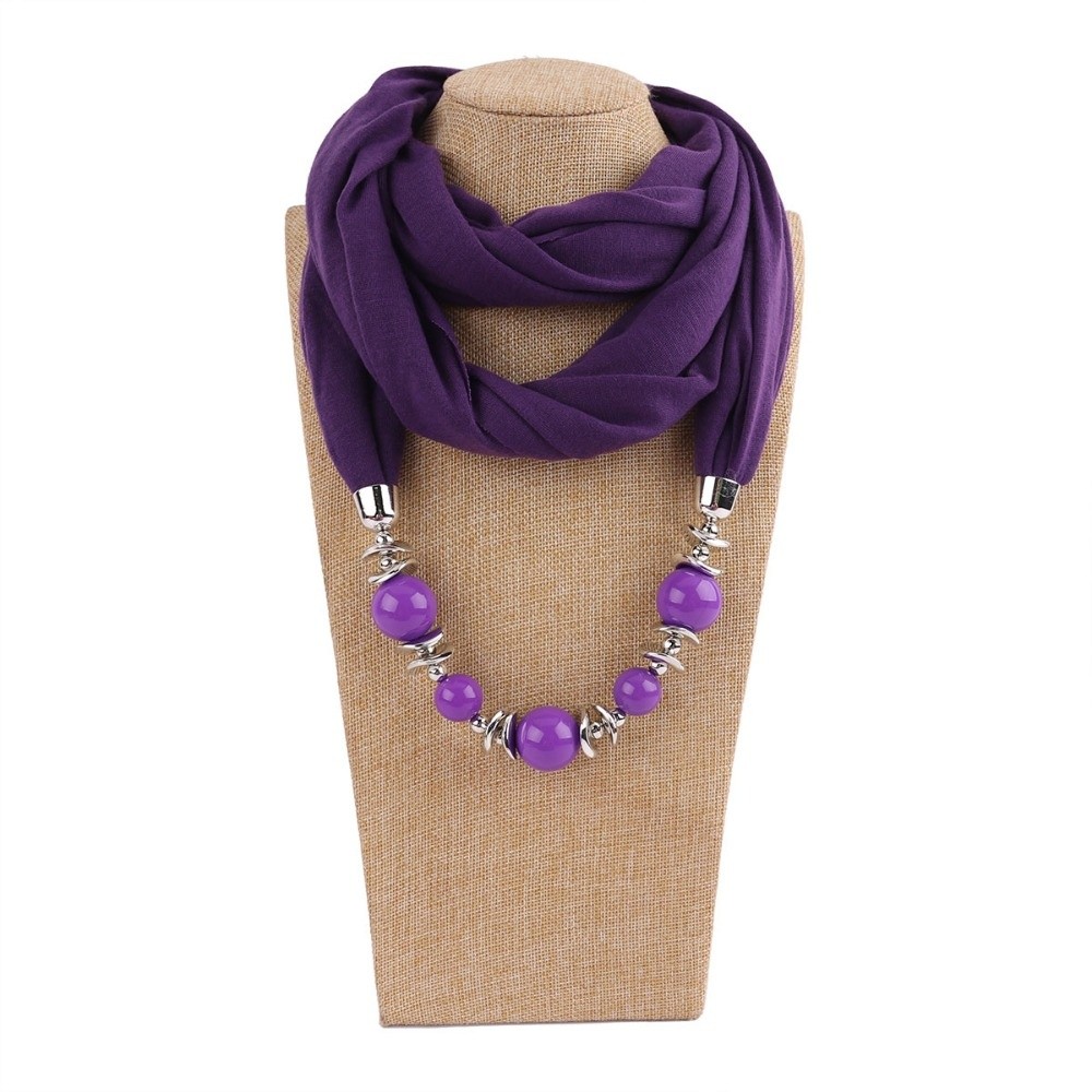 Fashion Chiffon Scarf Solid Co - Infinity Scarf Knit recension och pris