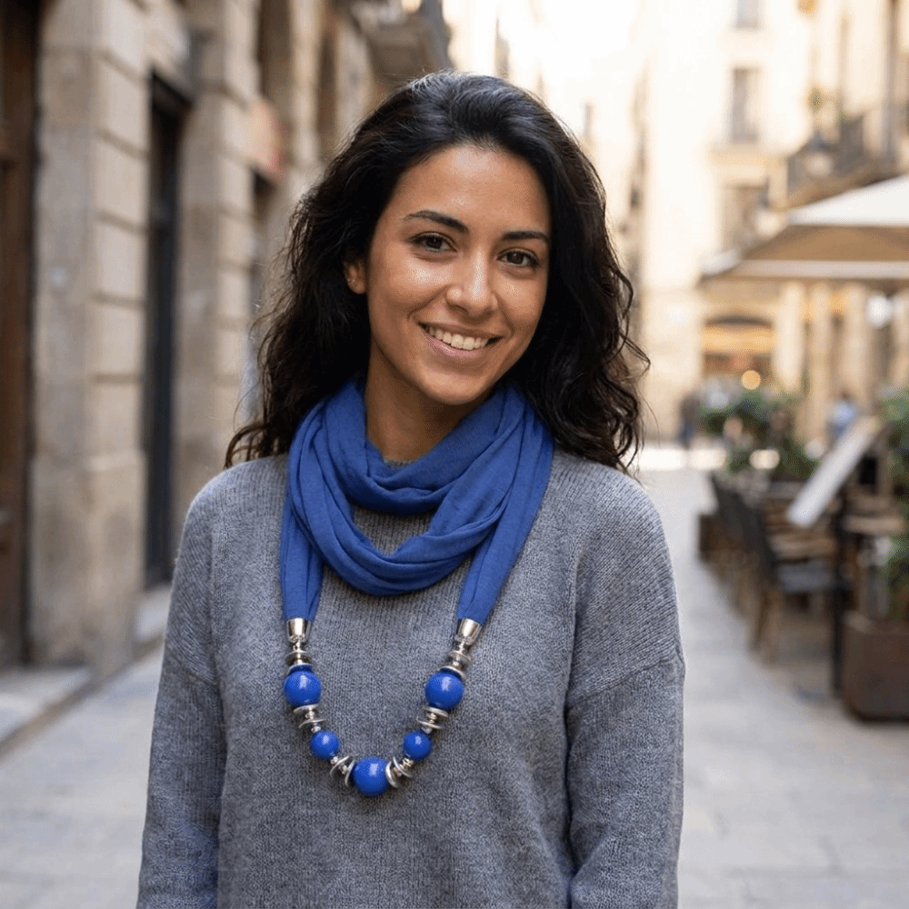 Fashion Chiffon Scarf Solid Co - Infinity Scarf Knit recension och pris