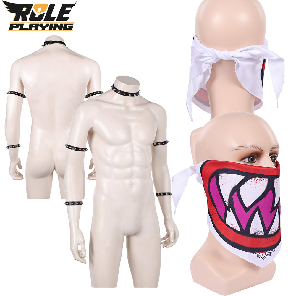 Bowser Cosplay Scarf Mask Brac - Ascot Neck Scarf recension och pris