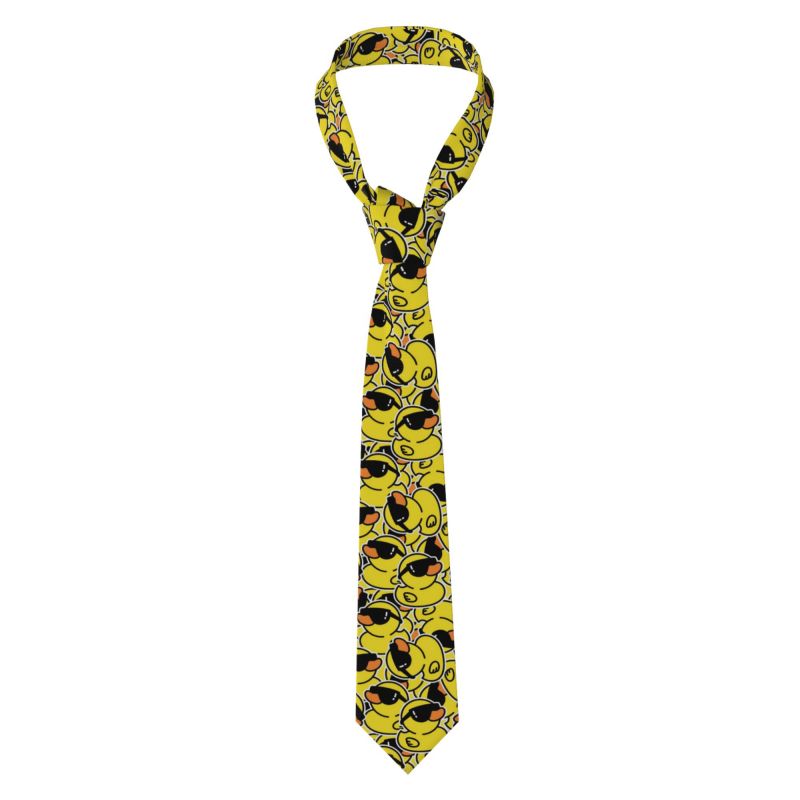 Cute Rubber Ducks Necktie Men  - Skinny Tie Men recension och pris