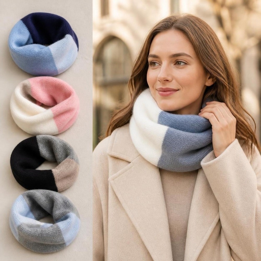 Soft Splicing Color Infinity S - Infinity Scarf Knit recension och pris