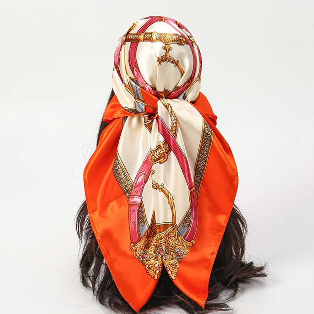 Fashion Scarves 90*90cm Women  - Head Wrap Turban recension och pris