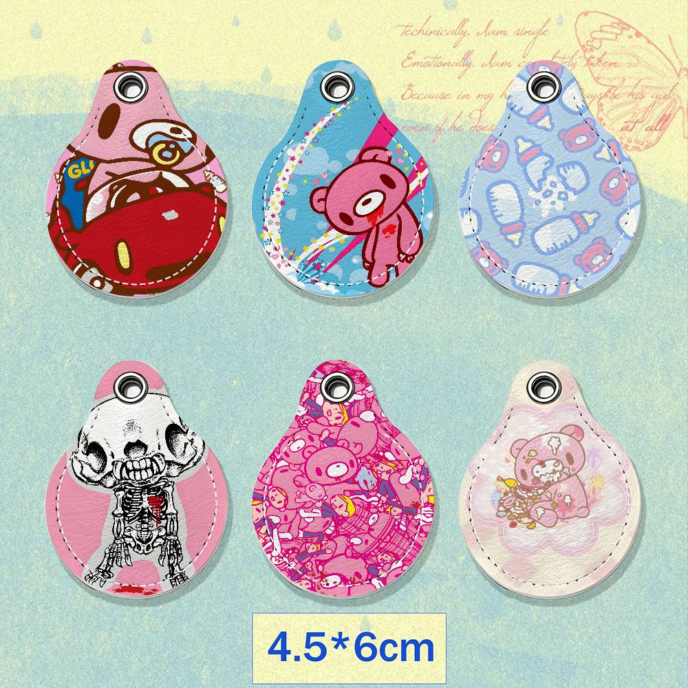 Cartoon G-Gloomy Bear Leather  - Lanyard Badge Holder recension och pris