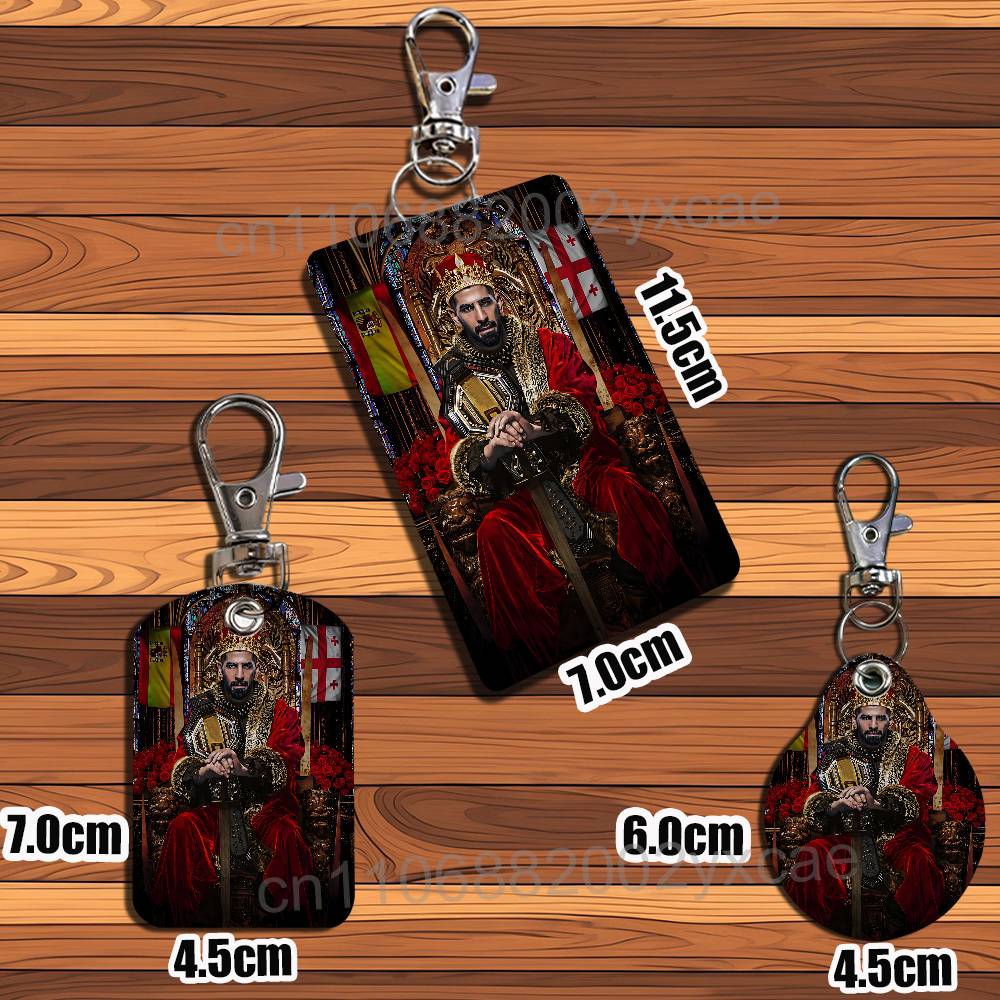 Looking forward Ilia Topuria L - Lanyard Badge Holder recension och pris