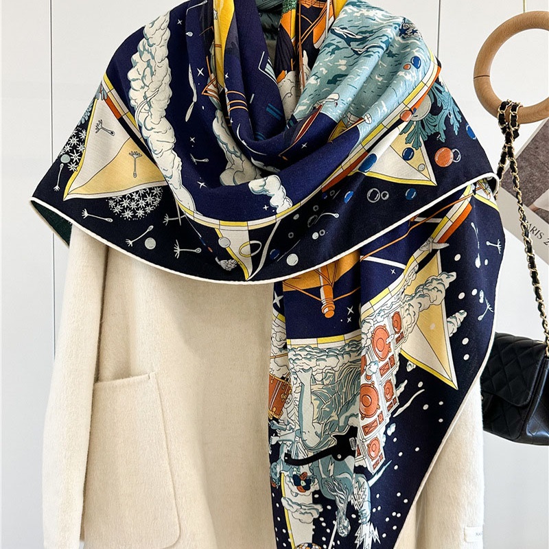 Womens Luxury Wool Blanket Sca - Woven Scarf Blanket recension och pris
